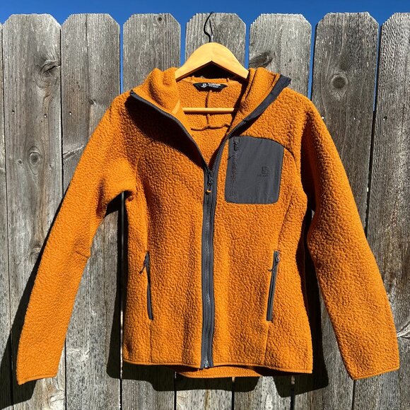 Rare salomon fleece hoodie - Picture 1 of 3